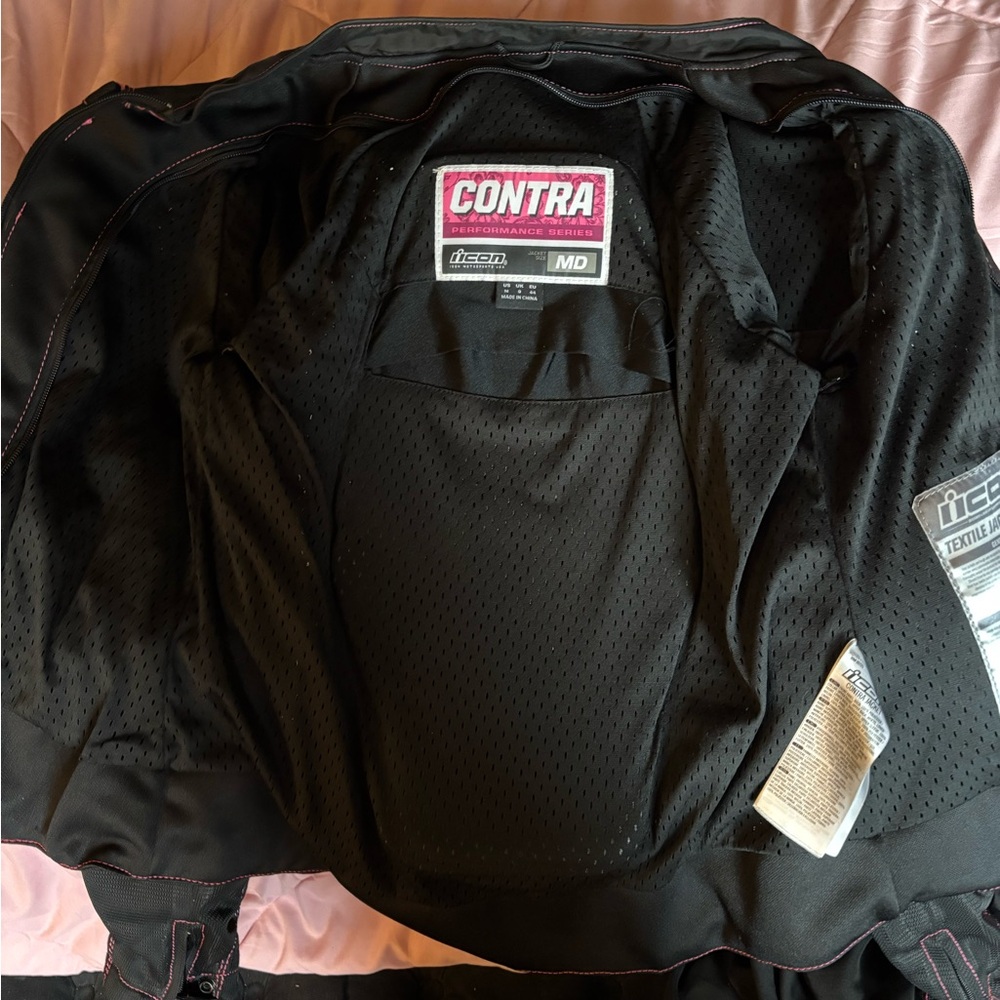 ICON Contra Mesh Black Jacket